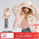ASK JUNIOR【立體耳朵】?jì)和q外套25冬季中大童印花保暖抓絨衣女童