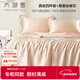 太湖雪100%真絲四件套桑蠶絲綢床品套件桑蠶長(cháng)絲被芯送禮盒【專(zhuān)柜同款】 典雅金四件套+桑絲被芯0.8斤 1.8m 床單款 （被套220*240cm）