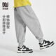 多多家男童校園運動(dòng)褲春秋款童裝兒童束腳跑步衛褲中大童帥氣時(shí)尚休閑褲