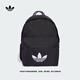 adidas簡(jiǎn)約休閑通勤舒適三條紋運動(dòng)雙肩背包男女阿迪達斯三葉草   黑色   NS(均碼)