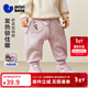 迷你巴拉男童女童寶寶褲子2025冬新品遠紅外發(fā)熱鎖 夢(mèng)幻粉60346 90 cm