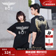 BOY LONDON【金翼鎖鏈】夏季短袖情侶款翅膀燙金潮牌涼感T恤N01918 黑印金N01918 經(jīng)典升級 S