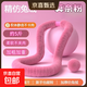第八代超柔全包軟呼啦圈女瘦肚子神器靜音軟體健身器材順滑塑形 加重5斤【櫻花粉丨升級仿兔毛全包】200斤內適用
