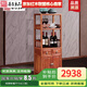 善匠良品 紅木家具非洲花梨（學(xué)名：刺猬紫檀） 角柜 實(shí)木茶水柜儲物柜 酒柜餐邊柜斗柜 尺寸6(三層)