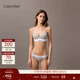 Calvin Klein內衣【摩登引力帶】女士ck舒適無(wú)鋼圈軟支撐性感聚攏深V厚墊文胸 P7A-椰青灰 75B 34B