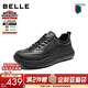 百麗厚底增高健步鞋男25秋新款免系帶戶(hù)外休閑運動(dòng)鞋A2209CM5 黑色 40 (250mm)