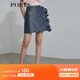 PORTS寶姿 商場(chǎng)同款新品女裝造型波點(diǎn)半身短裙SL8S004KFP023 丈青混色 L 8