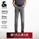 杰克·瓊斯（JACK&JONES）男裝秋冬季牛仔褲潮流舒適百搭時(shí)尚質(zhì)感簡(jiǎn)約直筒褲子225332051 A17中灰牛仔 31 175 W31/L30
