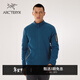 ARC'TERYX始祖鳥(niǎo) COVERT CARDIGAN 保暖 男子 抓絨衫 Lodestar Heather/黑色/瀚空藍 L