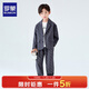 羅蒙兒童休閑小西裝套裝男孩帥氣英倫男童生日禮服畢業(yè)演出服韓版春秋 兩件套：外套+褲子 120