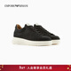 EMPORIO ARMANI/阿瑪尼官方旗艦【新年禮物】男士綁帶厚底運動(dòng)休閑鞋 00002-黑色 43