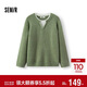森馬（Semir）毛衫男冬假兩件V領(lǐng)針織含羊毛2025拼色時(shí)尚內搭毛衣109725107103