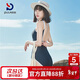 普拉施（PULASSI）泳衣泡溫泉女連體三角2025爆款性感美背競速休閑度假游泳衣