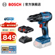 博世（BOSCH） GSB185-LI專(zhuān)業(yè)級鋰電無(wú)刷充電式?jīng)_擊鉆（晶鋼鉆）電鉆電動(dòng)螺絲刀 2.0Ah×2塊電池標配裝