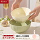 摩登主婦奶油陶瓷飯碗特別好看的家用6英寸泡面碗2026新款大湯碗 【2個(gè)裝奶白+奶綠】7英寸湯碗