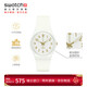 斯沃琪（Swatch）瑞士手表 白衣主教2.0 考試表 開(kāi)學(xué)石英男女腕表 SO28W106-S14
