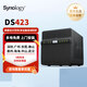群暉（Synology）DS423 網(wǎng)絡(luò )存儲服務(wù)器 四核心 4盤(pán)位NAS家庭私有云家用 數據安全 遠程訪(fǎng)問(wèn)跨平臺共享 文件備份 DS423 配希捷酷狼硬盤(pán) 8T×2塊