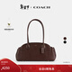 蔻馳（COACH）【禮物】女士EMPIRE CARRYALL 34號手袋牛皮革手提包單肩包 B4/楓樹(shù)棕色（新版）