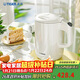 虎牌（TIGER）電熱水壺 雙層防燙 快燒水壺 PCG-G10C 1L電水壺 白色