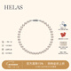 helasHELAS赫拉有核淡水珍珠全珠手串女S925銀磁吸扣串珠手鏈單手可戴 【圓形】5-6mm淡水珍珠/S925銀/17cm