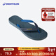 迪卡儂（DECATHLON）人字拖男拖鞋軟底沙灘鞋一體拖柔軟耐磨舒適SBT TO 500 藍灰色 43-44 _男款(腳長(cháng)27.5-28.5cm)