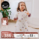 nest designs嬰幼兒睡袋二合一寶寶四季一體式分腿兩穿成長(cháng)睡袋防踢被 好夢(mèng)熊-厚夾棉(建議室溫13-16度) 80cm（建議身高70-85cm）
