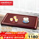 金灶（KAMJOVE） 電木茶盤(pán)排水托盤(pán) 茶具套裝輕奢現代茶臺瀝水盤(pán)家用德料32支 圓邊電木【長(cháng)60寬40高5cm】