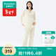 全棉時(shí)代月子服純棉7A抗菌孕婦裝秋冬睡衣產(chǎn)后哺乳睡衣孕產(chǎn)家居服 晚安小可愛(ài) M/160