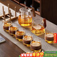 八千行2024新款茶具整套玻璃茶具功夫泡茶壺茶杯套裝辦公室家用喝茶