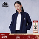 卡帕（Kappa）背靠背春秋24新運動(dòng)夾克外套防曬休閑針織開(kāi)衫上衣女 K0E62WK21 暗夜藍黑-906 S