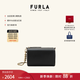 芙拉（FURLA）【情人節禮物】TALIA羊皮迷你女士時(shí)尚高級感斜挎包鏈條包小方包 黑色