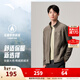 安踏（ANTA）火殼丨輕量保暖戶(hù)外立領(lǐng)抓絨衣男裝25新款抗靜電夾克外套上衣 枯松綠-2 M (男170)