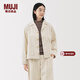 MUJI女式 木棉混 燈芯絨夾克 女外套女裝外衣 25年冬季 BD10RC5A 象牙色 M (160/84A)