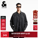 杰克·瓊斯（JACK&JONES）秋季男裝長(cháng)袖牛仔襯衫舒適百搭個(gè)性休閑潮時(shí)尚寬松上衣225362002 A16深灰牛仔 M