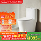 惠達（HUIDA）脲醛抗菌抽水馬桶家用大沖力節水虹吸式坐便器白天鵝HDC6360NA