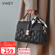viney牛皮包包女包手提媽媽包中年斜挎單肩包生日情人節禮物送女友老婆