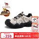 駱駝（CAMEL）云山1代戶(hù)外徒步登山休閑丑萌鞋女加絨 G25S076104R 米/銀/黑 38