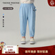 Teenie Weenie Kids小熊童裝25夏季新款男女寶寶可愛(ài)輕薄休閑長(cháng)褲 藍色 110cm