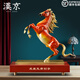 漢京銅馬擺件招財馬到成功開(kāi)業(yè)禮品辦公室桌面客廳玄關(guān)馬年新年裝飾品 馬到成功 長(cháng)28寬12高28厘米