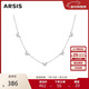 Arsis銀飾幸運符號星悅蝴蝶鎖骨鏈女項鏈原創(chuàng  )設計項鏈送女友禮物