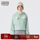 Teenie Weenie小熊女裝衛衣2025秋季新款寬松舒適休閑活力連帽外套 薄荷色 L