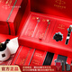 派克（PARKER）鋼筆 簽字筆 IM純黑麗雅金夾墨水筆茶香墨韻禮盒（紅）送禮生日禮物練字書(shū)寫(xiě)自用高顏值鋼筆禮盒