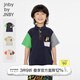 jnby by JNBY新款江南布衣童裝H型寬松短袖polo衫25夏男女童1P4112990 438/深墨藍 120 cm