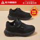 足力健防滑老人鞋冬季新款加絨保暖棉鞋加厚雪地靴媽媽鞋9160 黑色 38