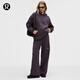 lululemon丨Big Cozy 女士超寬松闊腿褲 *常規款*拉絨 LW5HX1S 大氣紫  線(xiàn)上專(zhuān)享 XS