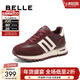 百麗（Belle）舒適休閑阿甘鞋女商場(chǎng)同款百搭運動(dòng)鞋D2C1DAM5 酒紅 38 (240mm)