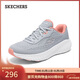 斯凱奇（Skechers）搖搖鞋女春秋跑步鞋網(wǎng)面厚底緩震運動(dòng)舒適慢跑鞋休閑鞋129365