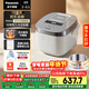 松下（Panasonic）【國家補貼】Xtra零零煲電飯煲0涂層IH家用無(wú)涂層電飯鍋4-5人不銹鋼膽4升一級能效SR-HFS153C-W
