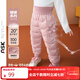ASK JUNIOR【防水羽絨褲】?jì)和澴佣竞駥?shí)保暖外穿束腳褲長(cháng)褲高嬰幼寶寶褲 粉色 120
