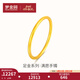夢(mèng)金園 黃金手鐲 祈祥古法足金素圈金鐲子手環(huán)女 生日新年禮物 【空心】58圈口約9g